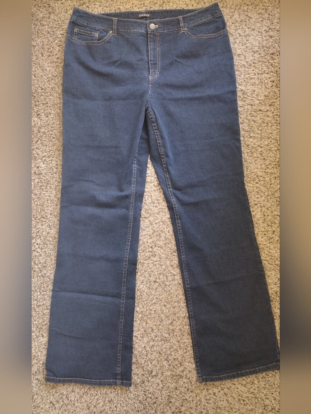Vintage Tahari Dark Blue Flare Jeans